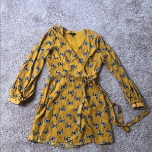 My Michell summer floral wrap sundress